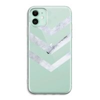 Marmeren pijlen: iPhone 11 Transparant Hoesje