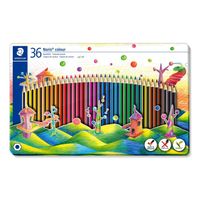 Staedler kleurpotloden Noris Colour, metalen doos 36 stuks - thumbnail