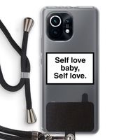 Self love: Xiaomi Mi 11 Transparant Hoesje met koord