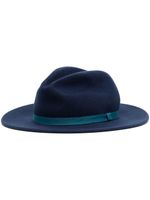 Paul Smith fédora en laine à fini feutré - Bleu