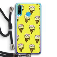 Isjes: Huawei P30 Lite Transparant Hoesje met koord