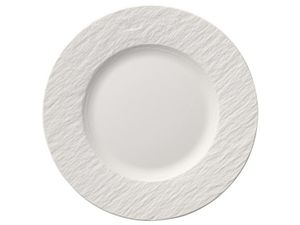 Villeroy & Boch Manufacture Rock Dinerbord Rond Porselein Wit 6 stuk(s)