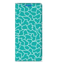 OPPO Reno 6 Pro Plus 5G | Bookcase | Cracks Blue