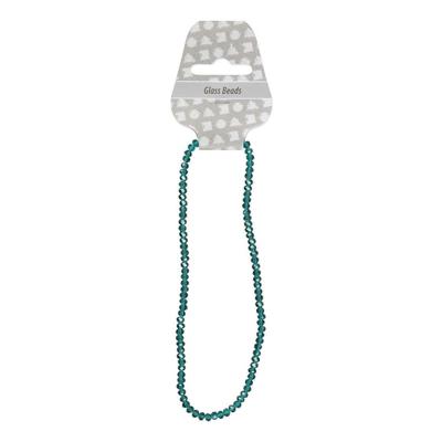Creativ Company Facet kralen emerald green, 100st.