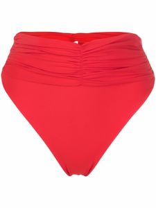 Magda Butrym bas de bikini à taille haute - Rouge
