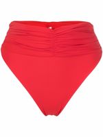 Magda Butrym bas de bikini à taille haute - Rouge