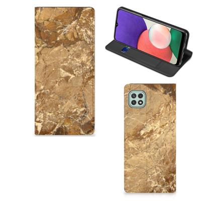Samsung Galaxy A22 5G | Standcase | Marmer Creme