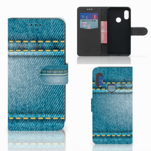 Xiaomi Mi A2 Lite Wallet Case met Pasjes Jeans