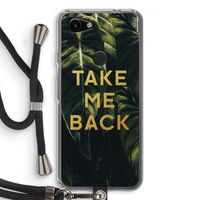 Take me back: Pixel 3a Transparant Hoesje met koord