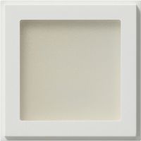 Gira LED verlichting blauw voor witte afdekramen
