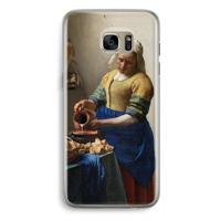 The Milkmaid: Samsung Galaxy S7 Edge Transparant Hoesje - thumbnail