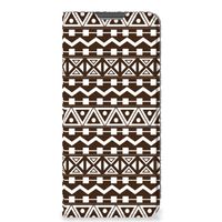 OPPO A96 | A76 Hoesje met Magneet Aztec Brown - thumbnail