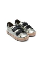 Pèpè touch-strap metallic sneakers - Vert