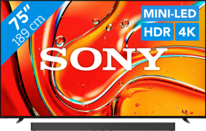 Sony 75'' Bravia 7 4K QLED XR Mini-LED (2024) + Soundbar