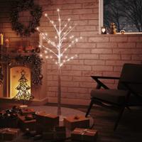 VidaXL Berkenboom led 72 led&apos;s warmwit 150 cm wit