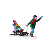 Lemax christmas eve visit kerstdorp figuur type 2 Caddington Village 2024