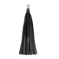 Diamond Studded Whip - Black
