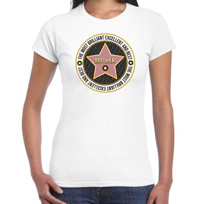 Cadeau t-shirt voor dames - mother/moeder - wit - verjaardag - moederdag - mama