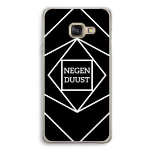 Negenduust geometrisch: Samsung A3 (2017) Transparant Hoesje