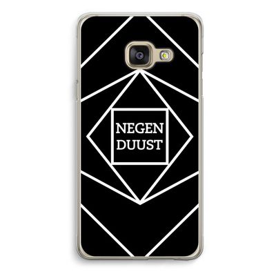 Negenduust geometrisch: Samsung A3 (2017) Transparant Hoesje