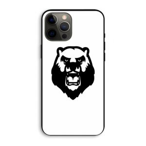 Angry Bear (white): iPhone 12 Pro Max Biologisch afbreekbaar hoesje