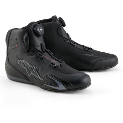 ALPINESTARS Celer Shoes, Motorschoenen heren, Zwart-Donker Grijs