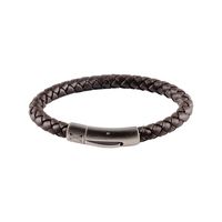 AZE Jewels Armband Junior Iron Single String Brown | Maat S