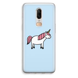 Eenhoorn: OnePlus 6 Transparant Hoesje