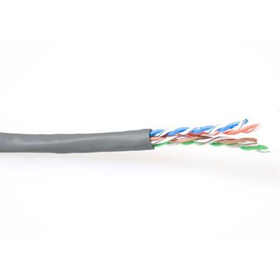U/UTP kabel CAT6 op rol 100 meter grijs soepel