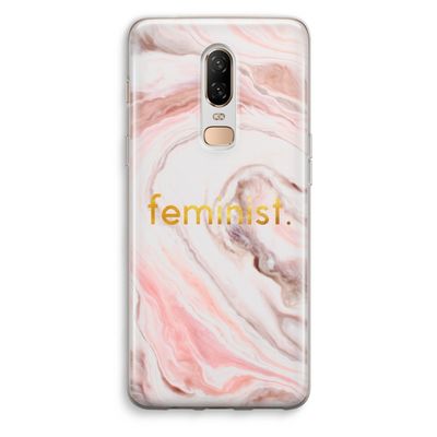 Feminist: OnePlus 6 Transparant Hoesje