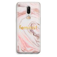 Feminist: OnePlus 6 Transparant Hoesje