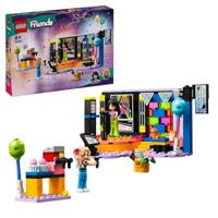 LEGO 42610 Friends Karaoke, muzikaal speelgoed met poppen en figuren van Liann en Nova en een gekko.