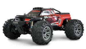 Amewi Daphoenodon Rood Brushed 1:12 RC auto Elektro Monstertruck 4WD RTR 2,4 GHz Incl. accu en lader, Met lichteffect