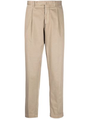Dell'oglio pantalon fuselé à détails de plis - Tons neutres
