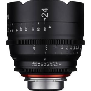 Samyang XEEN 24mm T1.5 Cinema Lens, PL Mount SLR Bioscooplens Zwart