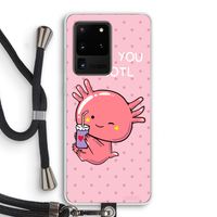 Love You A Lotl: Samsung Galaxy S20 Ultra Transparant Hoesje met koord