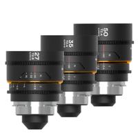 Laowa Nanomorph S35 Bundle (27,35,50mm) (Amber) (Cine) Arri PL/EF