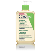 CeraVe Hydrating Foaming Oil Cleanser - voor normale tot (zeer) droge huid - voor gezicht en lichaam
