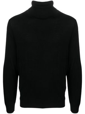 Allude pull en laine mérinos à col roulé - Noir