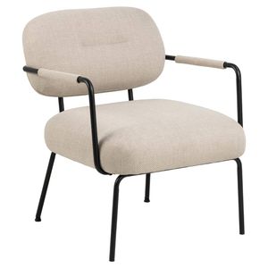 Dilop fauteuil med armleuningen beige.