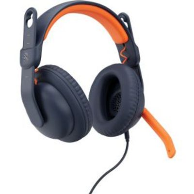 Logitech Zone Learn Bedraad Blauw, Oranje