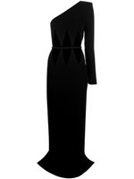 Mônot robe asymétrique à découpes - Noir