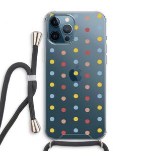 Bollen: iPhone 12 Pro Max Transparant Hoesje met koord