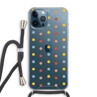 Bollen: iPhone 12 Pro Max Transparant Hoesje met koord