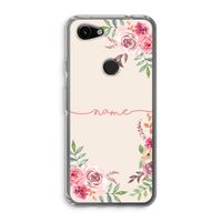 Rozen: Google Pixel 3a Transparant Hoesje