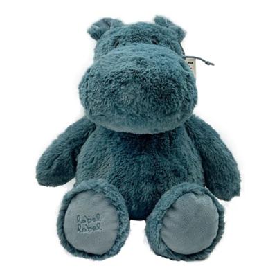 Label Label Knuffel Nijlpaard Harvey M Blauw