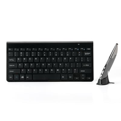 KM-909 2.4 GHz Smart Sylus pen draadloze optische muis + draadloos toetsenbord set (zwart)