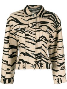 Stella McCartney veste à imprimé zèbre - Tons neutres