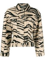 Stella McCartney veste à imprimé zèbre - Tons neutres