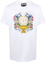 Versace Jeans Couture t-shirt en coton à logo imprimé - Blanc - thumbnail